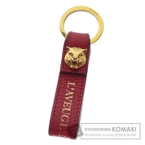 Gucci Tiger Head Keychain Leather